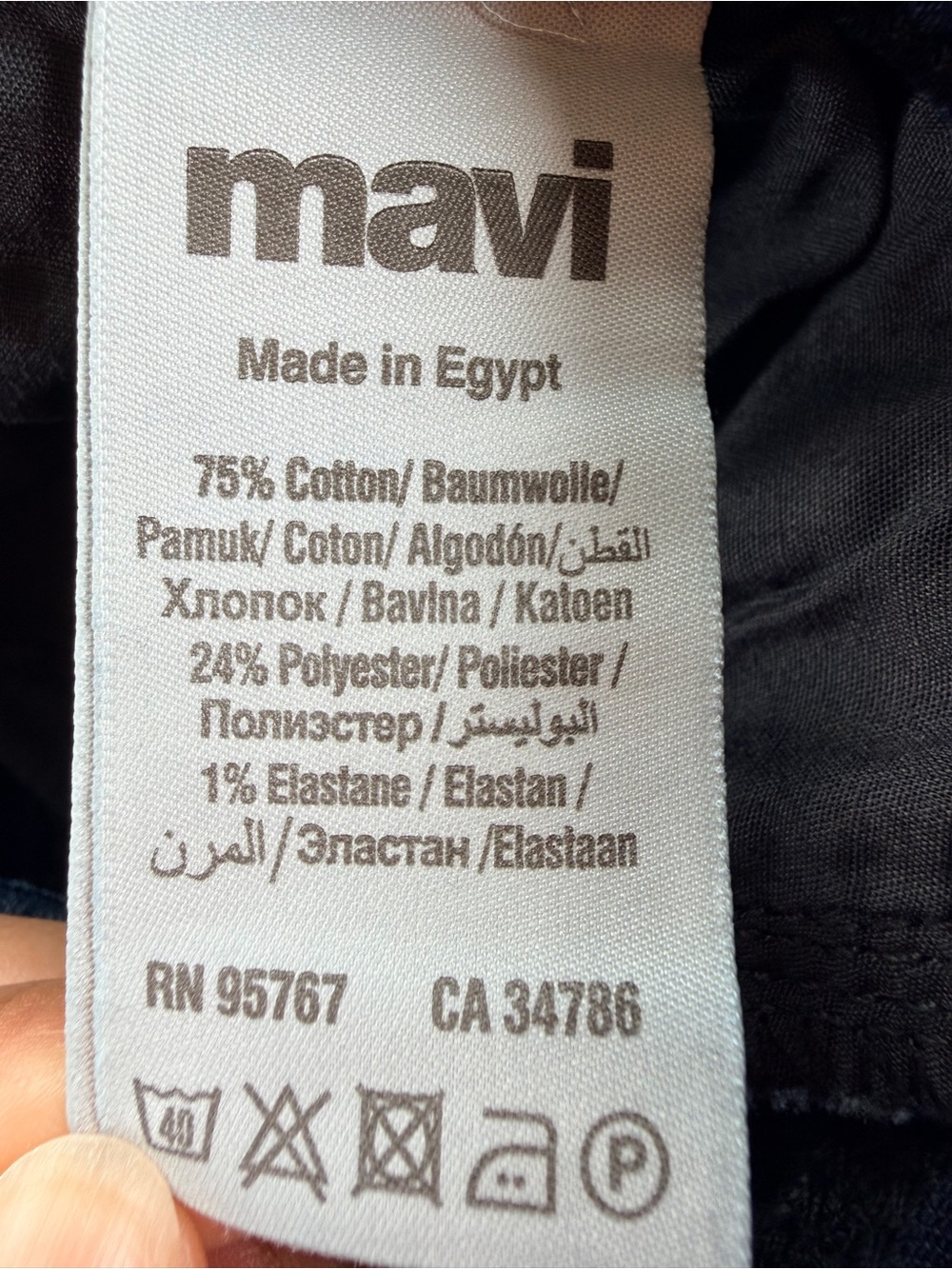 Mavi Men's Jake Slim Jeans in Dark Blue Size 36x30 - Picture 10 of 10